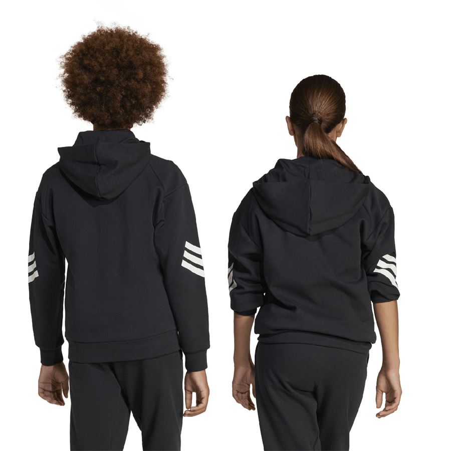 Future Icons 3-Stripes Full-Zip felpa cn cappuccio da bambini Adidas | JJ4801X